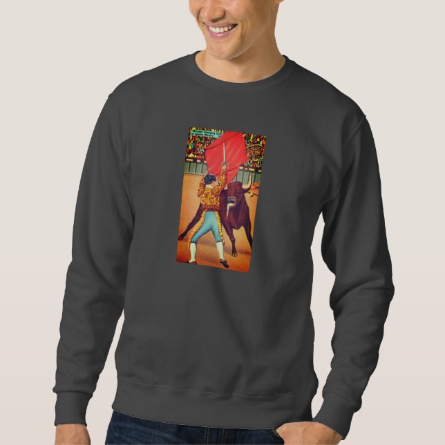 Sudadera Antiguo Juarez, México Matador y Toro (Anverso)