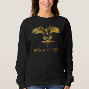 Sudadera Antiguo Motto Romano Victrix Classical Lat