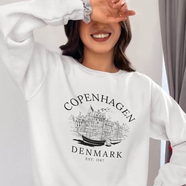 Sudadera Antique Copenhagen Denmark Scenery (Subido por el creador)