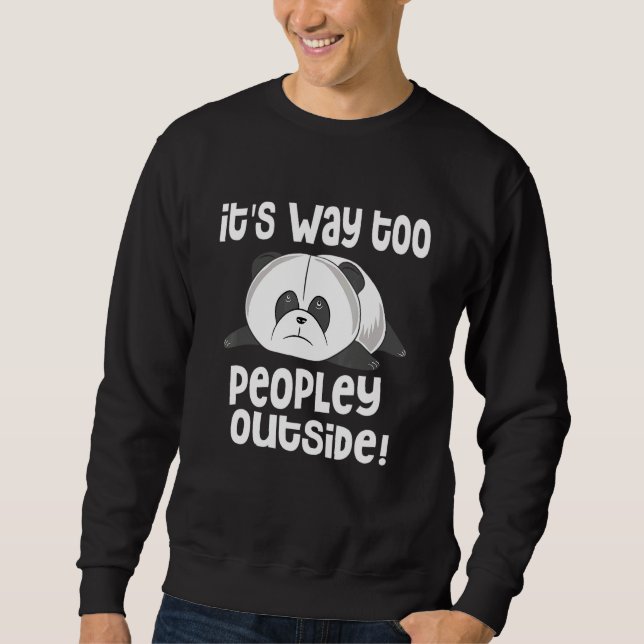 Sudadera Antisocial para hombres contra los introvertidos s (Anverso)