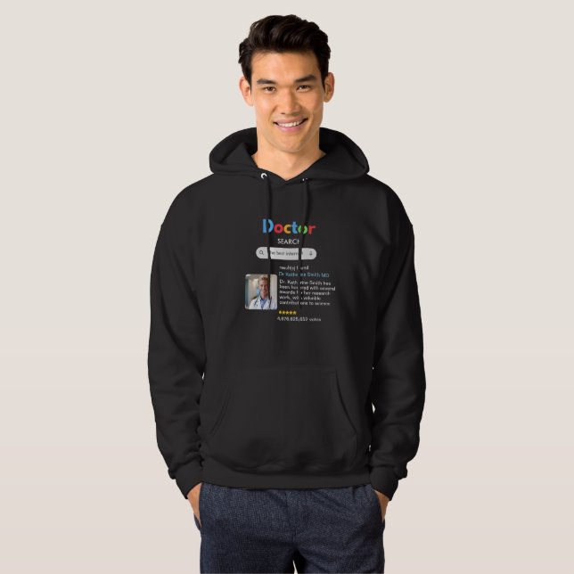 Sudadera ANTISTRESS PHYSICIAN DOCTOR google INTERNIST (Anverso completo)