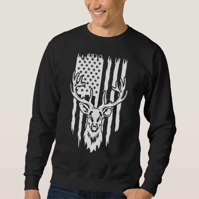 Sudadera Antler Dad Hunting Hunting (Anverso)