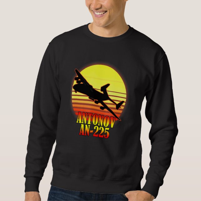 Sudadera Antonov Un Avión De 225 Cargo Jet (Anverso)