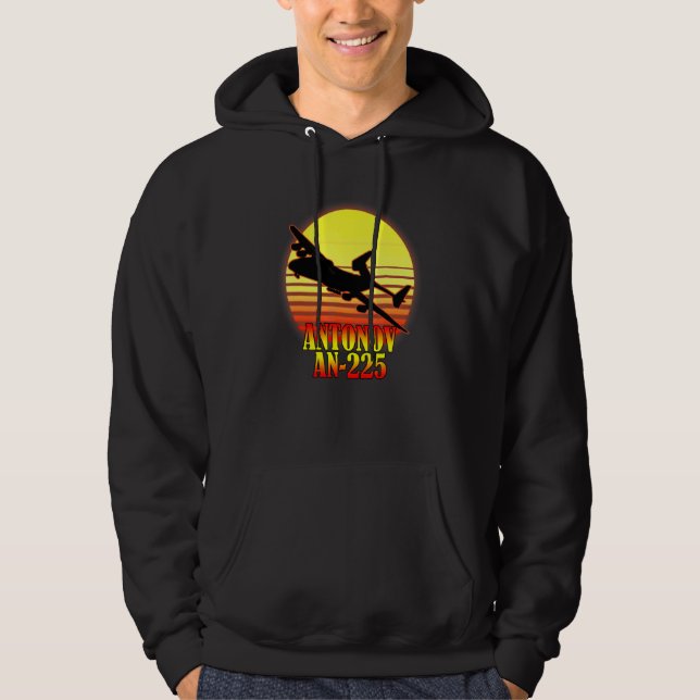 Sudadera Antonov Un Avión De 225 Cargo Jet (Anverso)