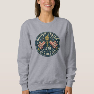 Sudadera Antorcha de la Libertad de 1776 — Sello de la Viej