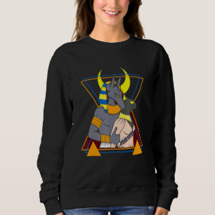 Sudadera Anubis Art Anubis Y Bastet Anubis Jackal Anubis