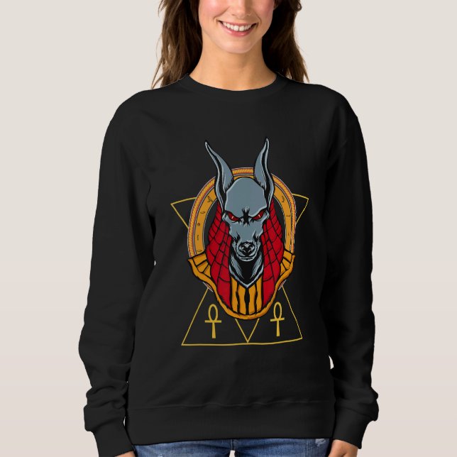 Sudadera Anubis Art Anubis Y Bastet Anubis Jackal Anubis (Anverso)