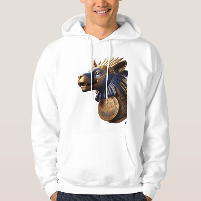 Sudadera Anubis Head - Egyptian Deity Art (Anverso)
