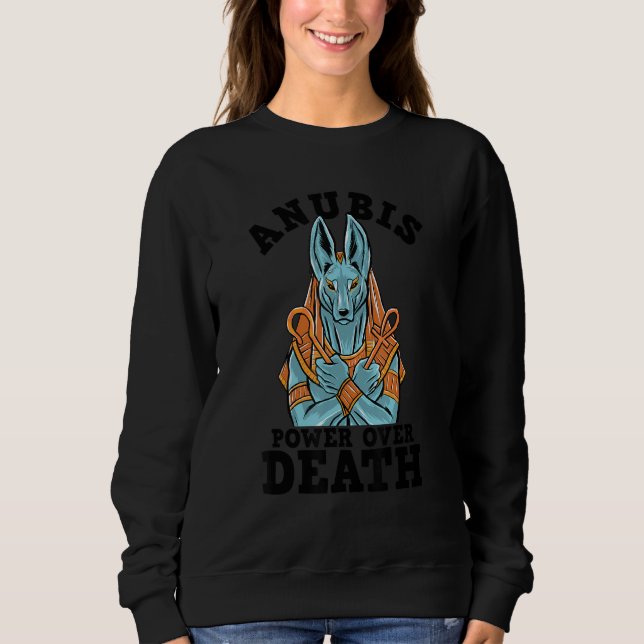 Sudadera Anubis Poder Sobre La Muerte Dios De La Muerte (Anverso)