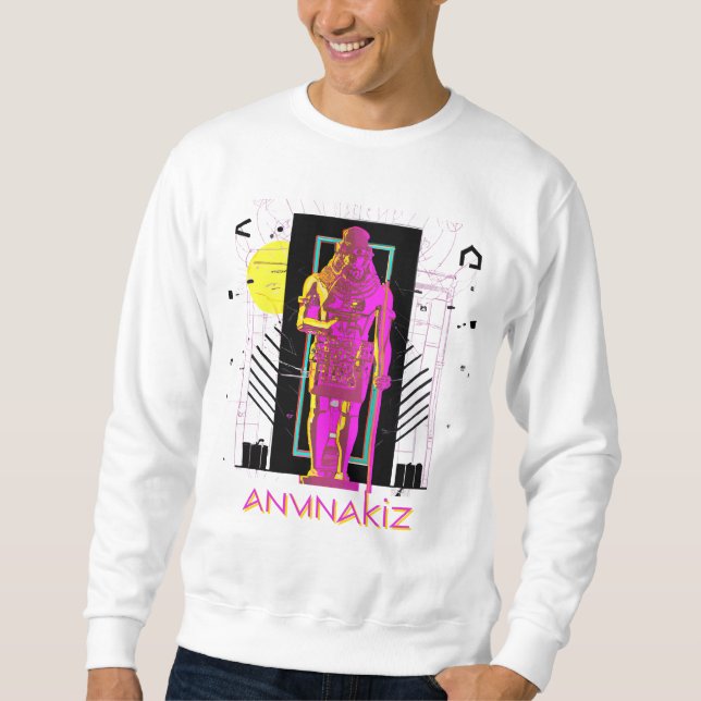 Sudadera Anunakiz Neon Anunnaki Guardian (Anverso)