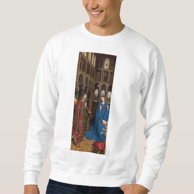 Sudadera Anunciación de Jan van Eyck (Anverso)