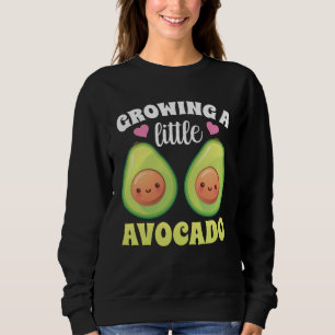 Sudadera Anuncio de bebé vegetariano de mamá aguacate Día d