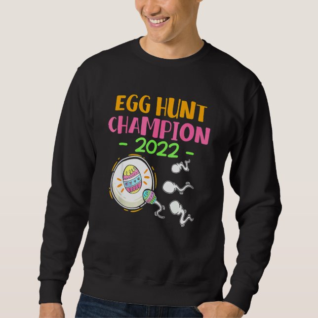Sudadera Anuncio de Campeón de la Caza de Huevos 2022 (Anverso)