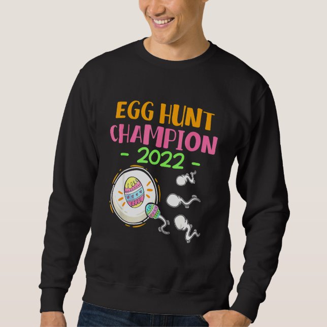 Sudadera Anuncio de Campeón de la Caza de Huevos 2022 (Anverso)