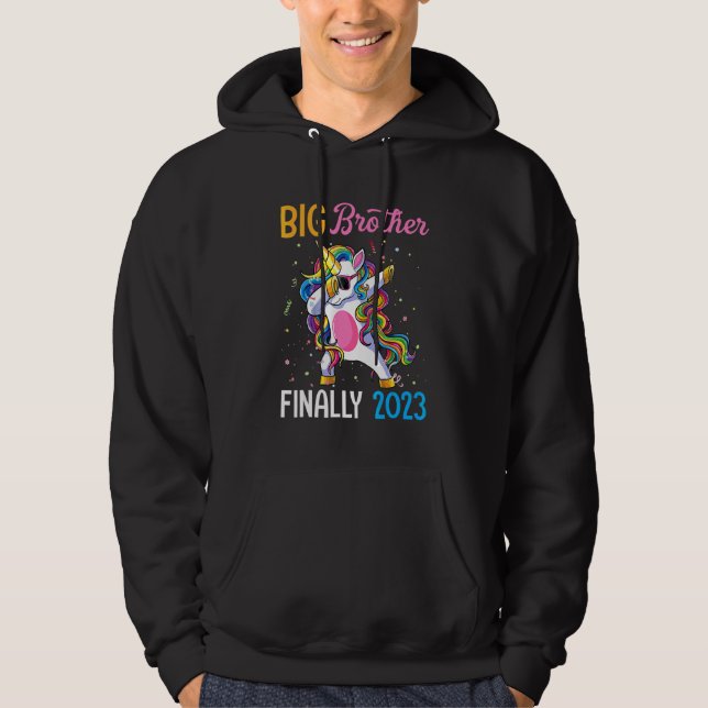 Sudadera Anuncio de embarazo de Big Brother Finally 2023 si (Anverso)