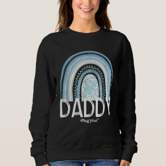 Sudadera Anuncio de embarazo de esposa arcoíris de papá nue