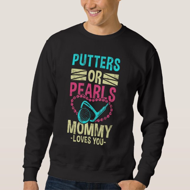 Sudadera Anuncio de embarazo de Fiesta de bebé de perlas de (Anverso)