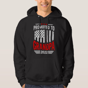 Sudadera Anuncio De Embarazo En La Bandera De Estados Unido