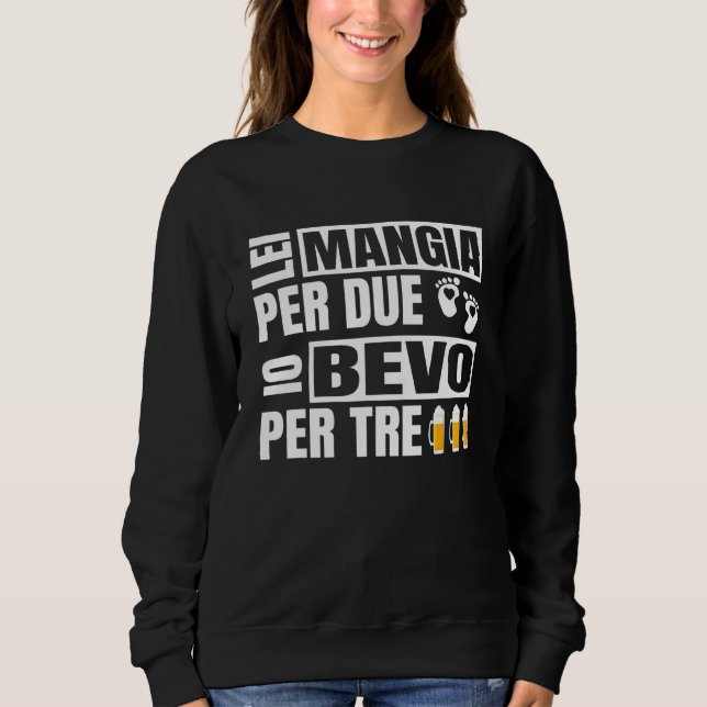 Sudadera Anuncio de embarazo futuro papá madre madre madre (Anverso)