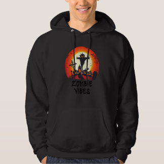 Sudadera Anuncio de Vibraciones Zombis Cementerio a la Luz