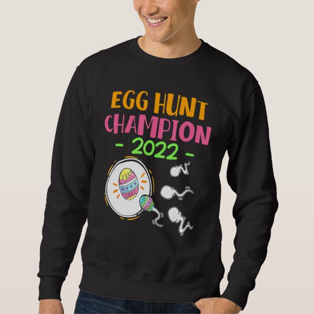 Sudadera Anuncio del campeón de la caza de huevos 2022 (Anverso)