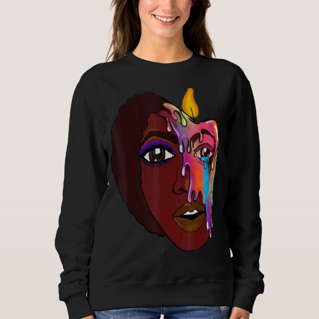 Sudadera Anxiety Face Melt (Anverso)