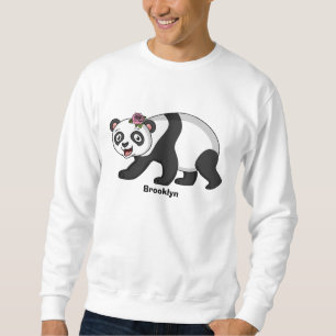 Sudadera Aoso panda alegre y lindo con personalizado de flo