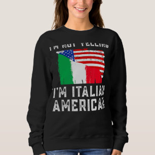 Sudadera Aparato De Bandera Italiana Y Estadounidense - Dis