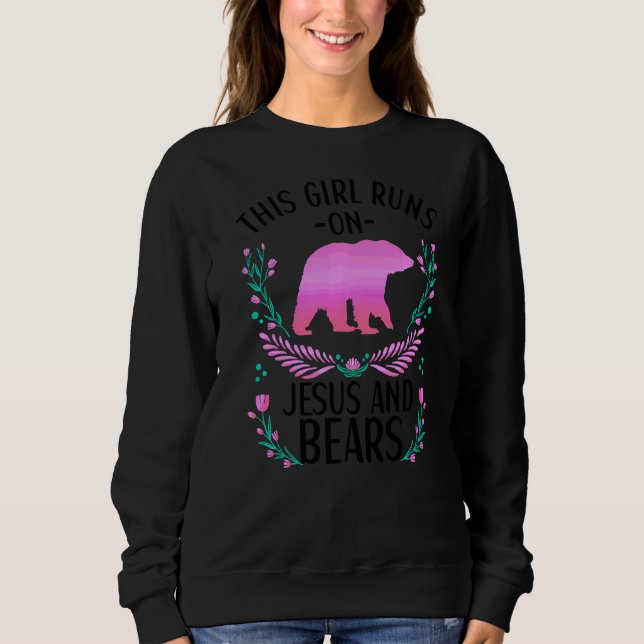Sudadera Aparato De Oso Animal De Vida Silvestre Grizzly Pa (Anverso)