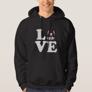 Sudadera Aparato de perro de amor de Boston Terrier