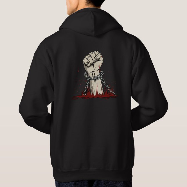Sudadera Aparato de protesta de libertad y audacia (Reverso)