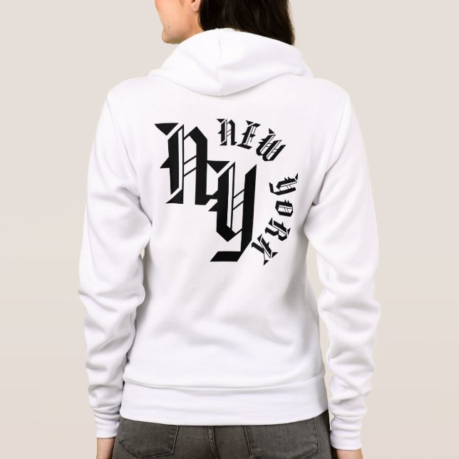 Sudadera Aparato femenino - Hoodie de Nueva York (Reverso)