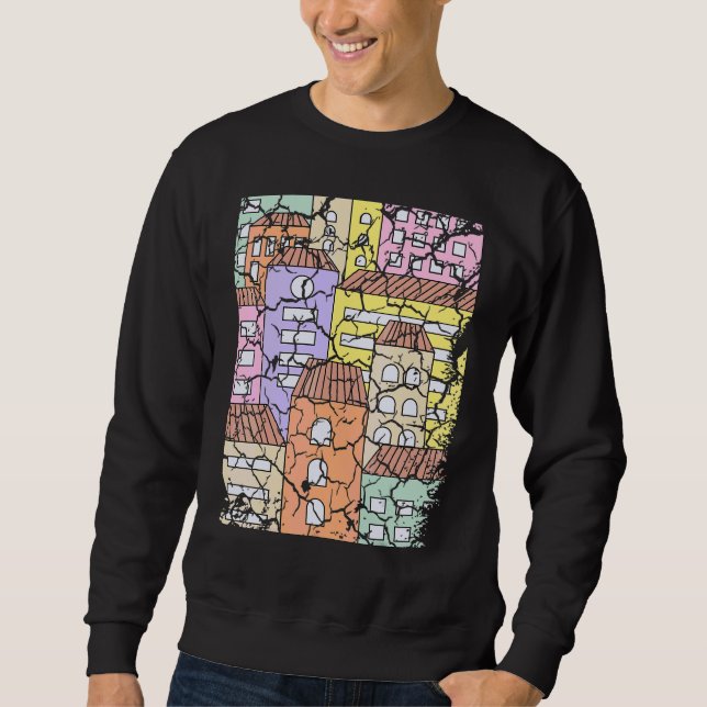 Sudadera Apartamentos Ciudad Angustiados (Anverso)