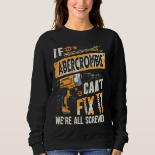 Sudadera Apellido Abercrombie, si Abercrombie no puede arre