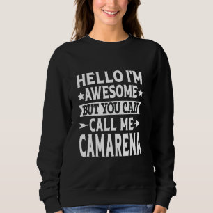 Sudadera Apellido Camarena Llamarme Camarena Familia Apelli