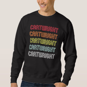 Sudadera Apellido de Cartwright Retro Vintage Birday Reunio