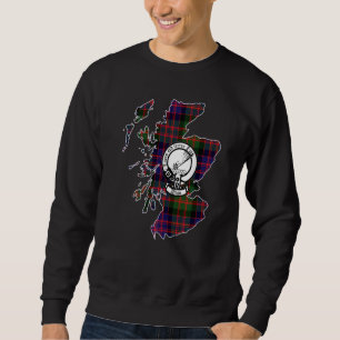 Sudadera Apellido escocés Allan Cresta Tartán Lema