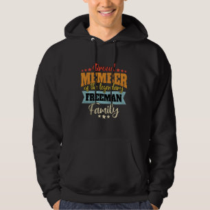 Sudadera Apellido Freeman Family Freeman Nombre Freeman