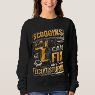 Sudadera Apellido Scoggins Puede Arreglar Cualquier Cosa Ex