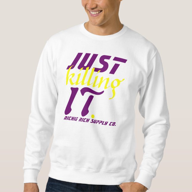Sudadera Apenas matarle (Anverso)