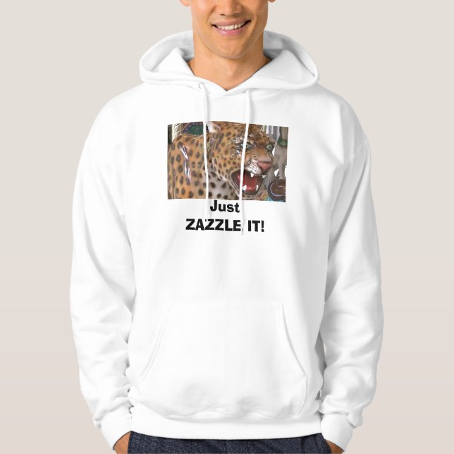 Sudadera ¡Apenas ZAZZLE ÉL! (Anverso)