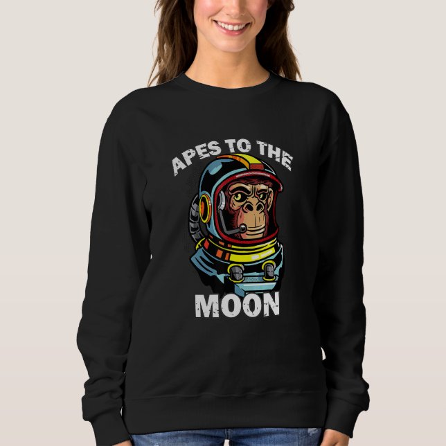 Sudadera Apes to the Moon (Anverso)