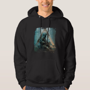 Sudadera Apex Hunter – Diseño de Arte de Guerrera de Superv