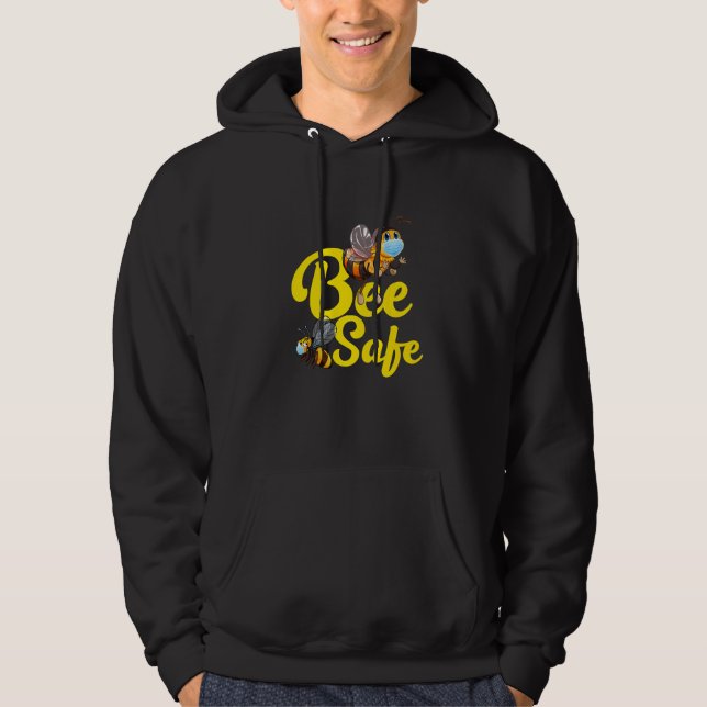 Sudadera Apiarista Abeige Beee Safe Bee (Anverso)