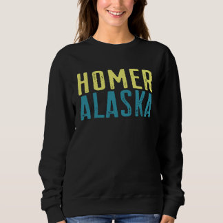 Sudadera Apilada la costa del Pacífico Homero Alaska