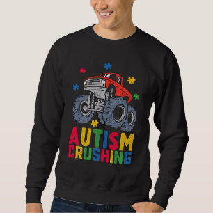Sudadera Aplastante de autismo Monstruo Camión Concientizac