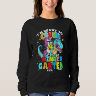 Sudadera Aplastar Dinosaurio De Los Jardines De Infancia De
