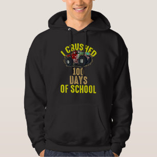 Sudadera Aplasté 100 Días De Monstruo Escolar