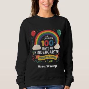 Sudadera Aplasté 100 días de Personalizar de guardería