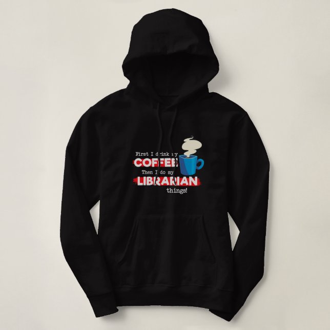Sudadera Aplicación de biblioteca de cafés de CF para libre (Diseño del anverso)
